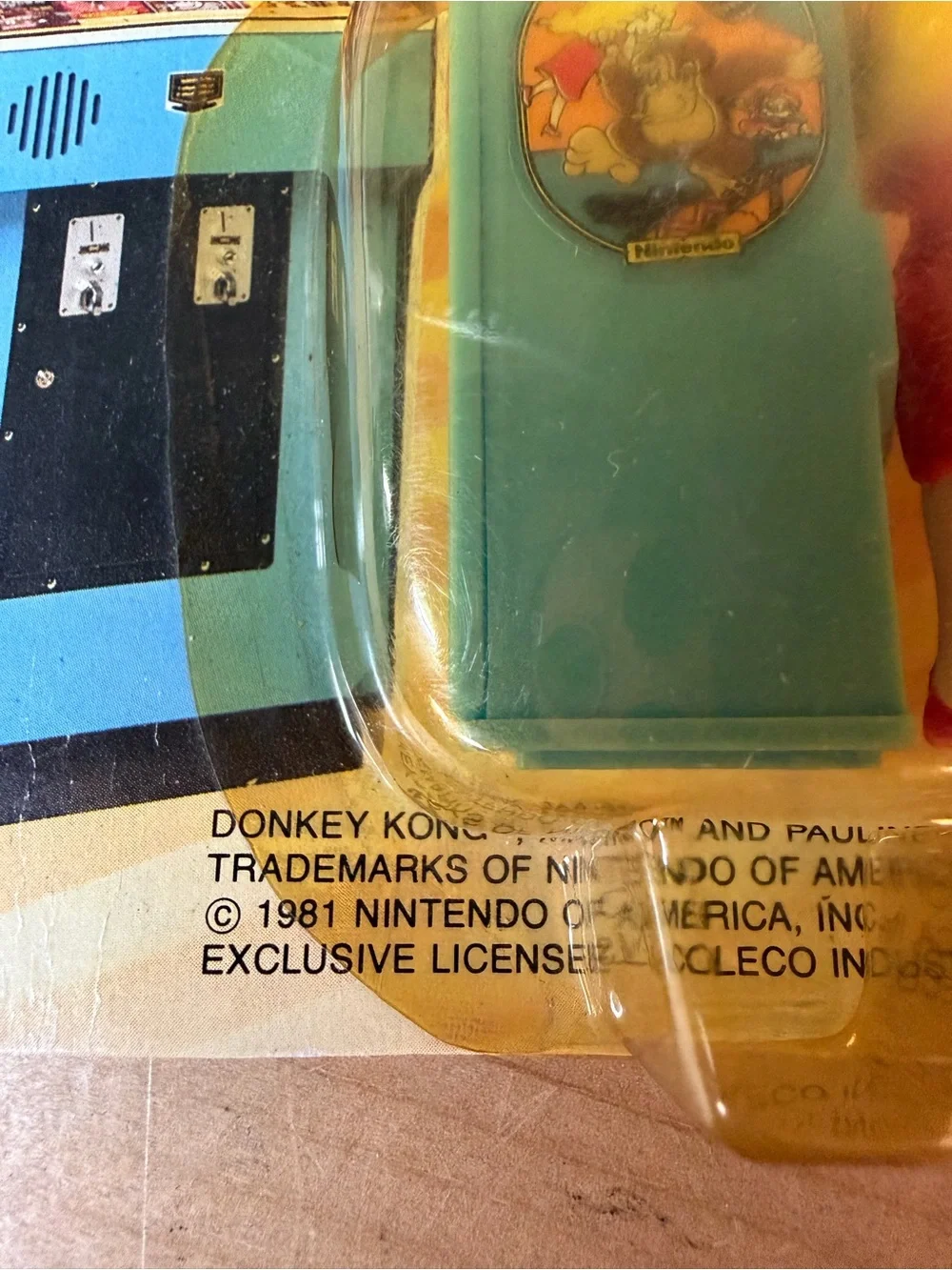 Vintage Arcade Donkey Kong Figure Pauline New in Package 1981 Coleco